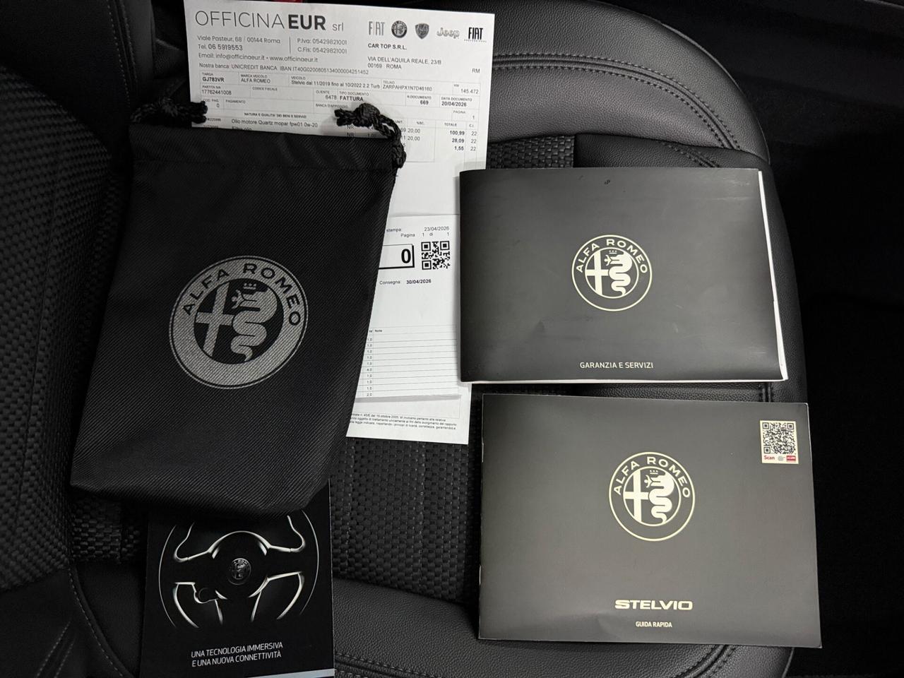 Alfa Romeo Stelvio 2.2 TD 190 CV SPRINT Q4 DISTRIBUZIONE ESEGUITA