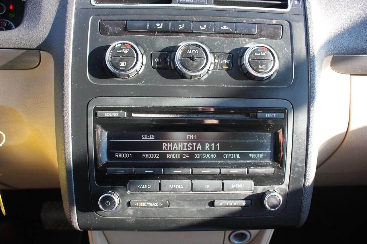 Volkswagen Touran 1.6 TDI 7 POSTI REALI AUTOMATICA