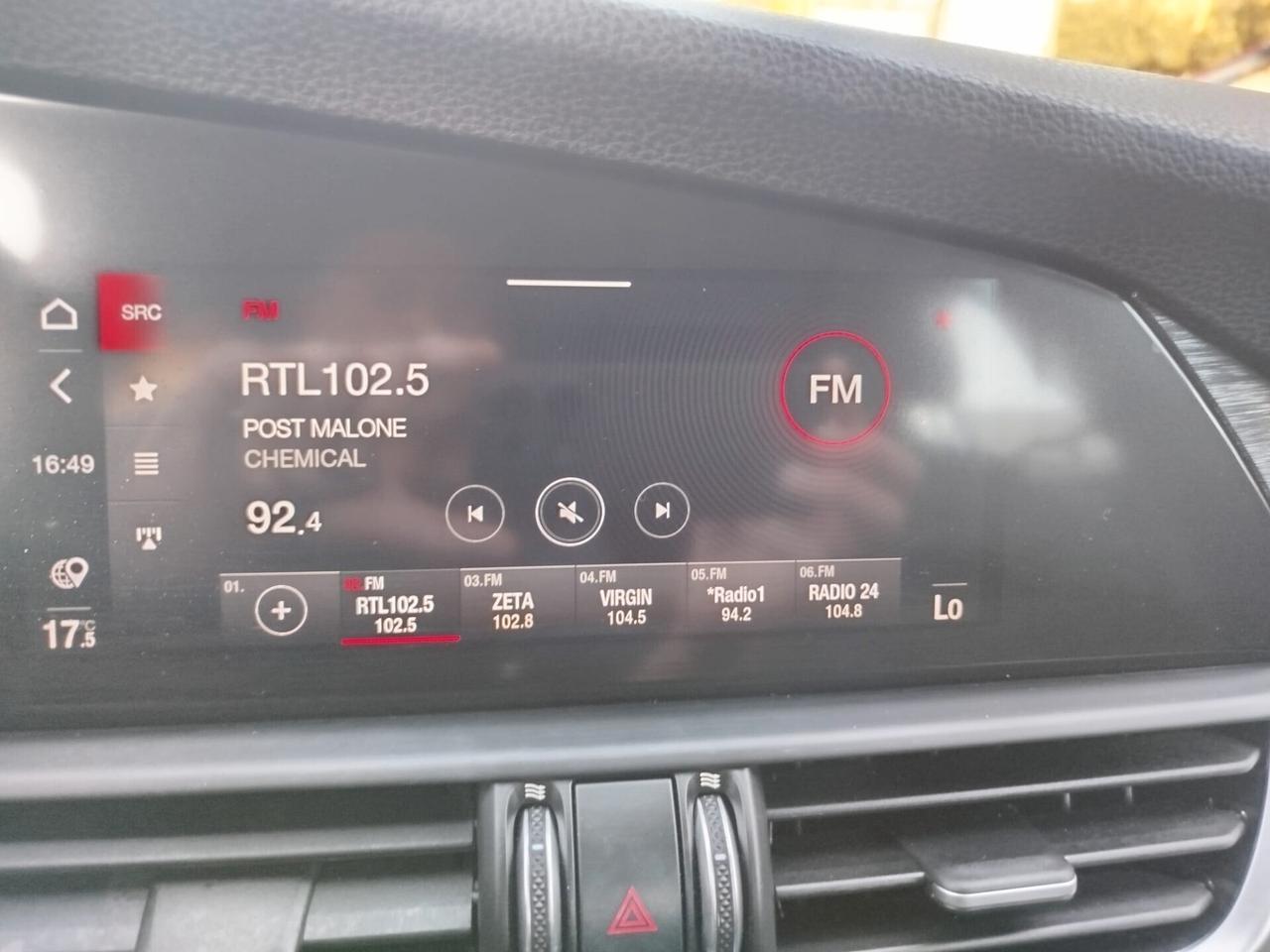 ALFA ROMEO GIULIA AT8 2.2 RESTYLING *PREZZO VERO* TAGLIANDO ALFA- KM CERTIFICATI