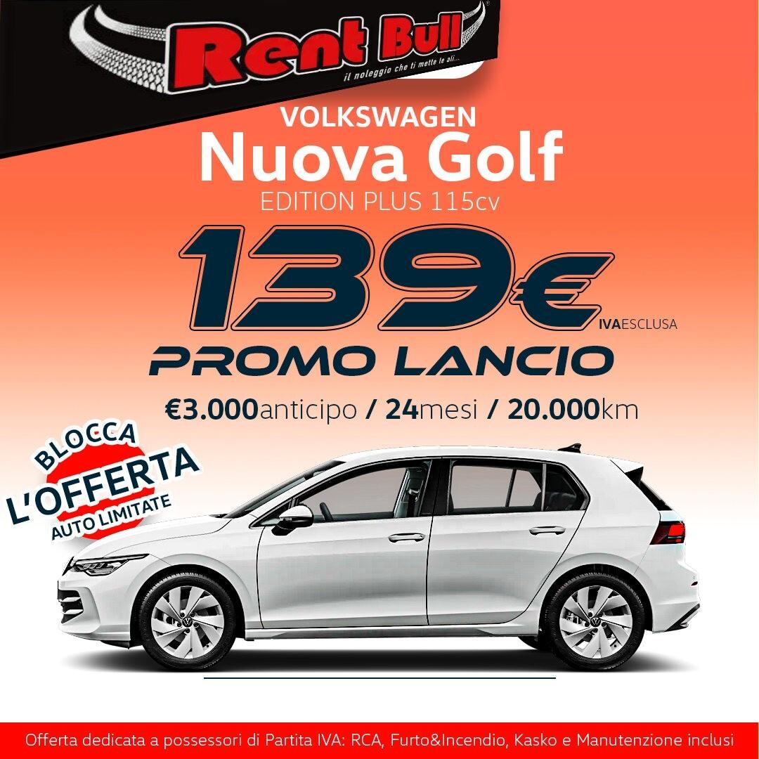 NOLEGGIO A LUNGO TERMINE Volkswagen Golf EDITION PLUS