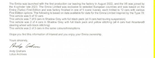 LOTUS Emira FE I4 LIMITED EDITION 1/12 AUTOMATICA KM0