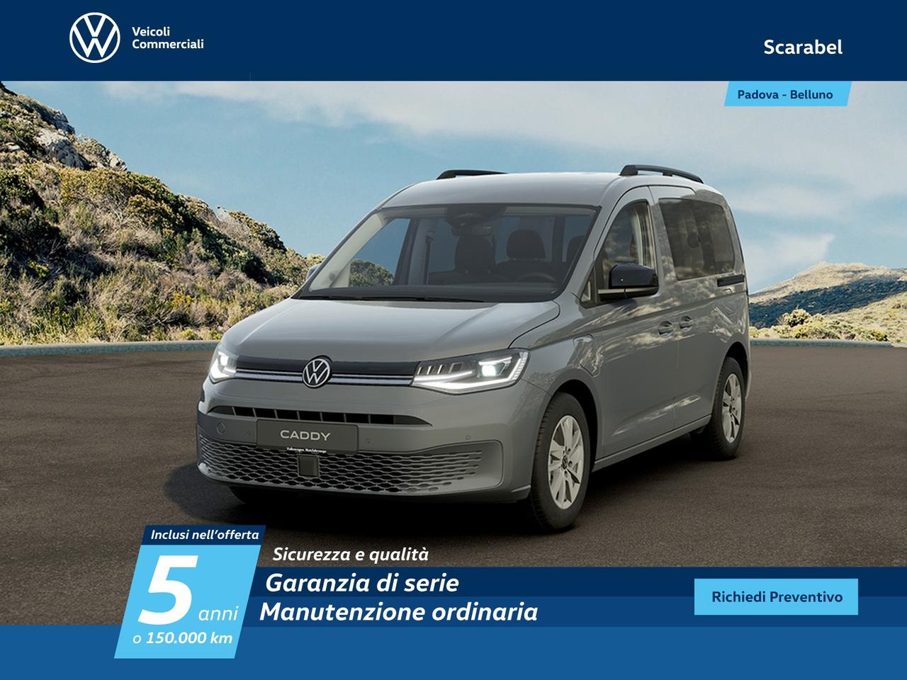 Volkswagen Caddy 1.5 phev 150cv life dsg