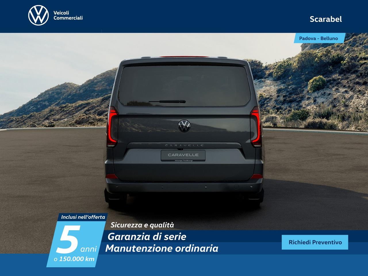 Volkswagen T7 Caravelle t7 2.0 tdi 170cv life l1 auto