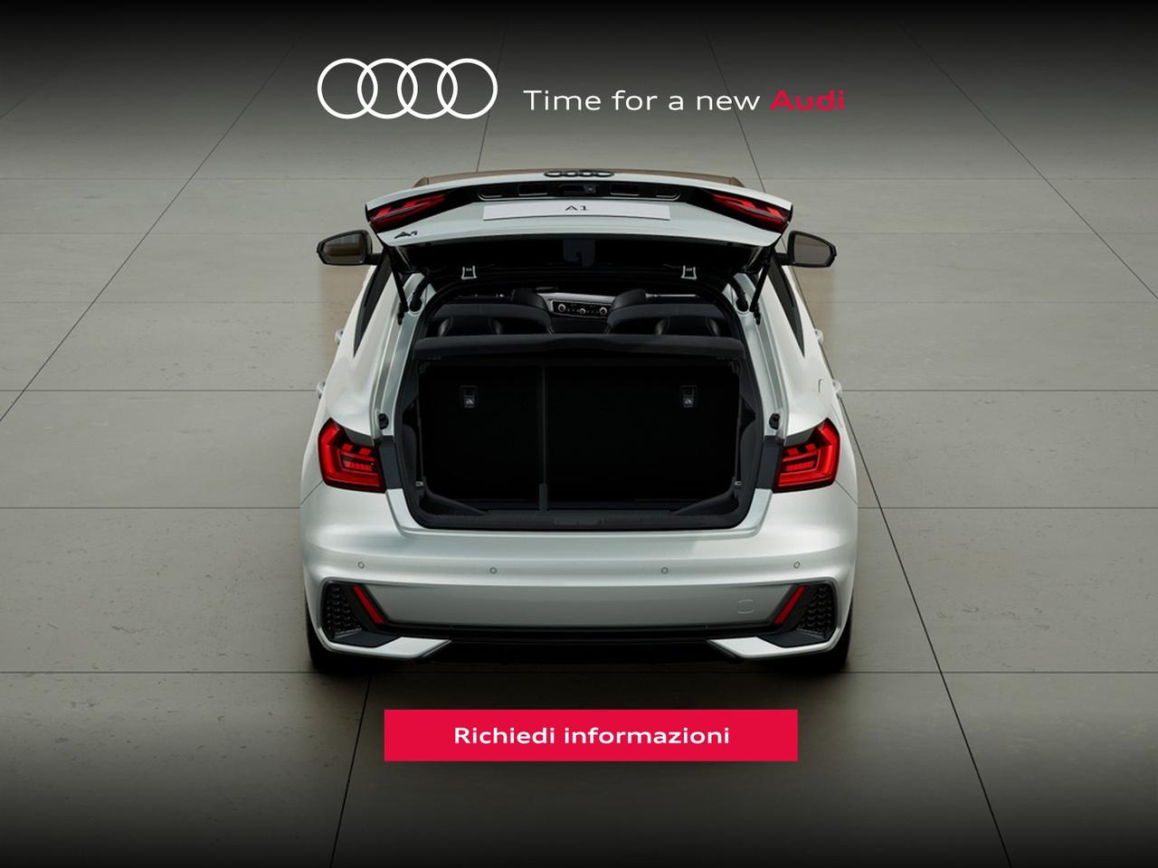 Audi A1 sportback 30 1.0 tfsi identity black 116cv s-tronic