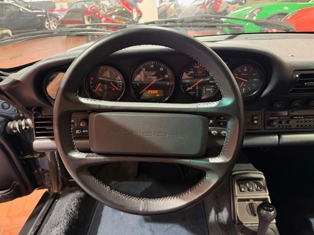 PORSCHE 964 Cabrio-Baltic Blu-Pelle Blu-Capote Blu