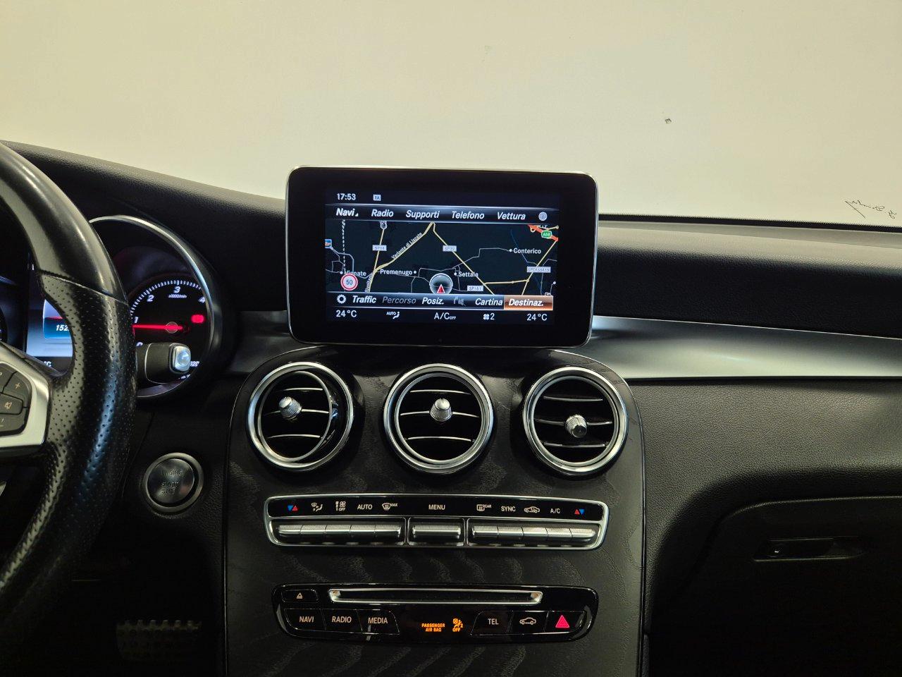 Mercedes GLC Coupe 250 d Executive 4matic auto -UNIPROPRIETARIO - Cam 360 - Cruise/Lim