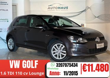 Volkswagen Golf 1.6 TDI 110 CV 5p. LOUNGE