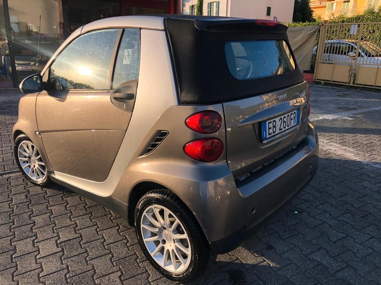 Smart ForTwo 1000 52 kW MHD cabrio passion GARANZIA 12 MESI RINNOVABILE FINO A 36 M ESI!!!