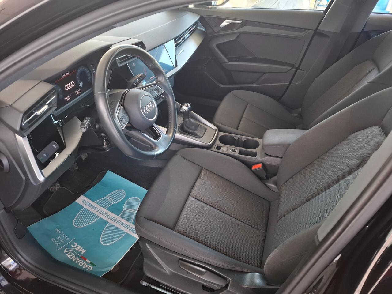 Audi A3 SPB 1.6 TDI 115cv Business anno 2022