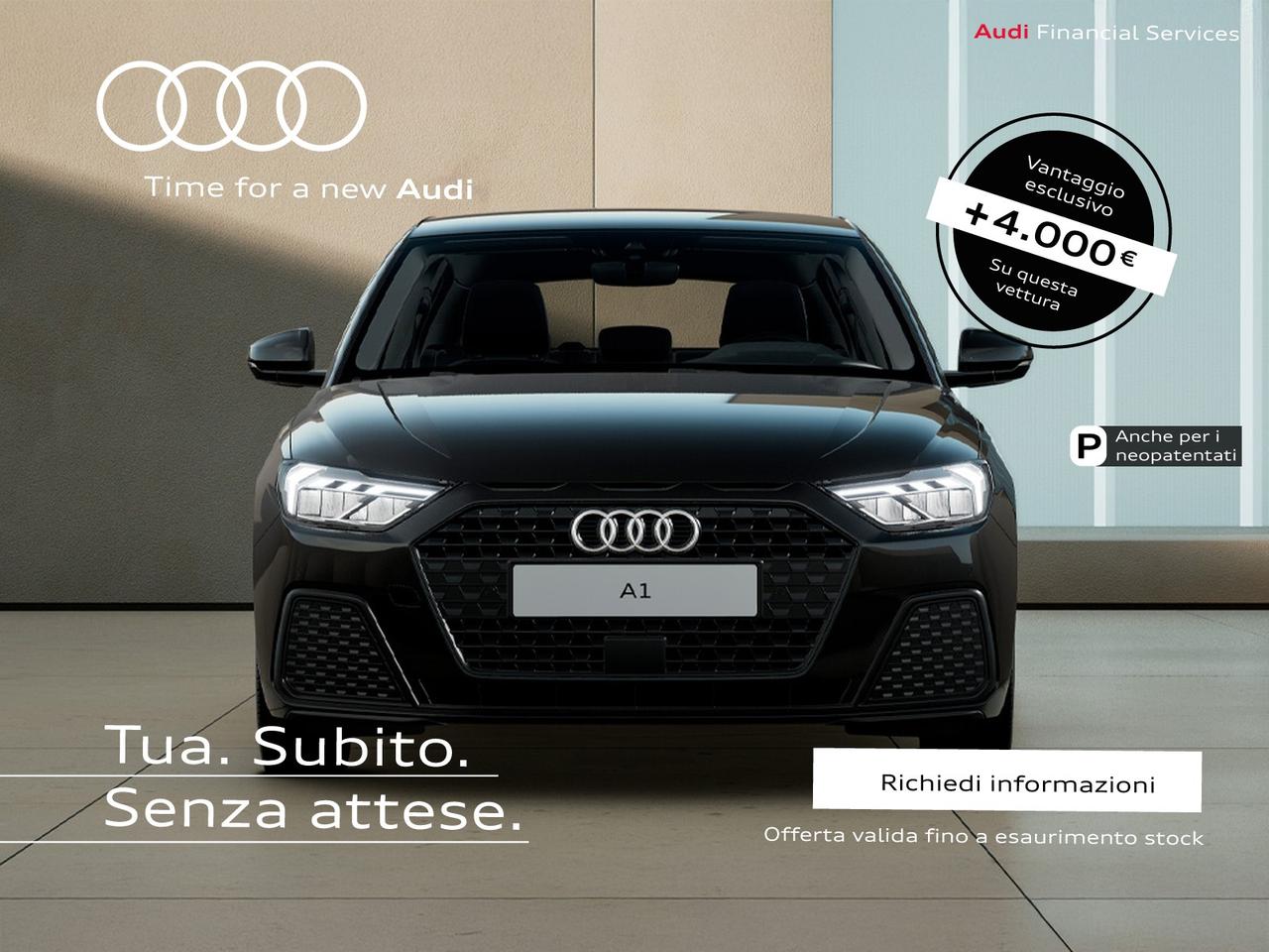Audi A1 sportback 30 1.0 tfsi business 116cv s-tronic