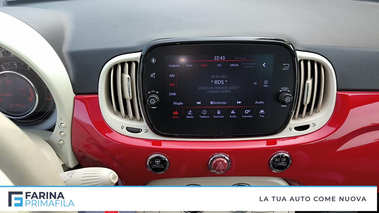 FIAT 500 III 2015 - 500 1.0 hybrid Dolcevita 70cv