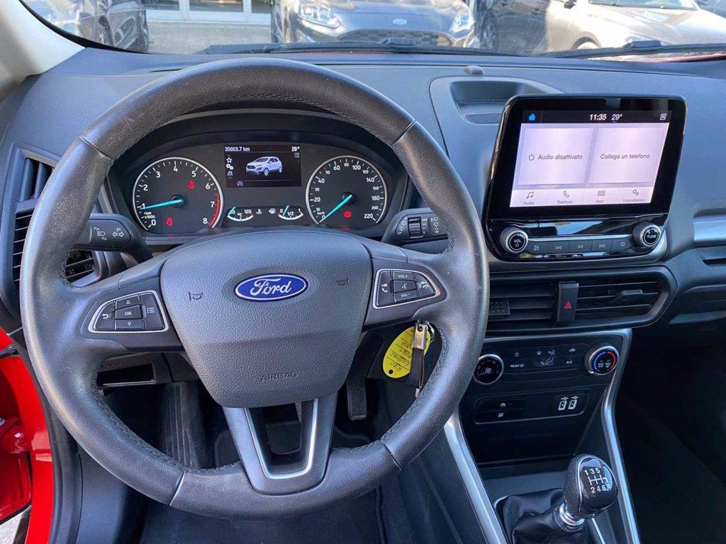 FORD EcoSport 1.5 TDCi 100 CV Start&Stop Plus del 2019