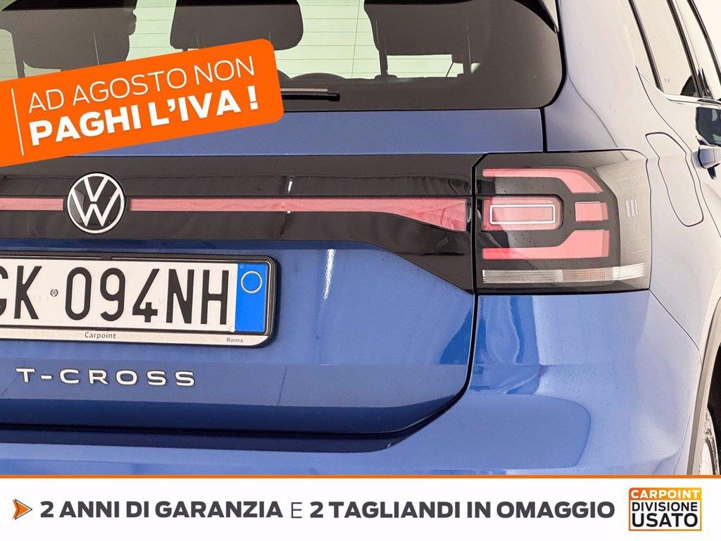 VOLKSWAGEN T-cross 1.0 tsi advanced 110cv del 2022