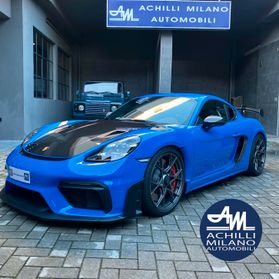 Porsche 718 Cayman 4.0 GT4 RS pdk WEISSACH +Carbonio