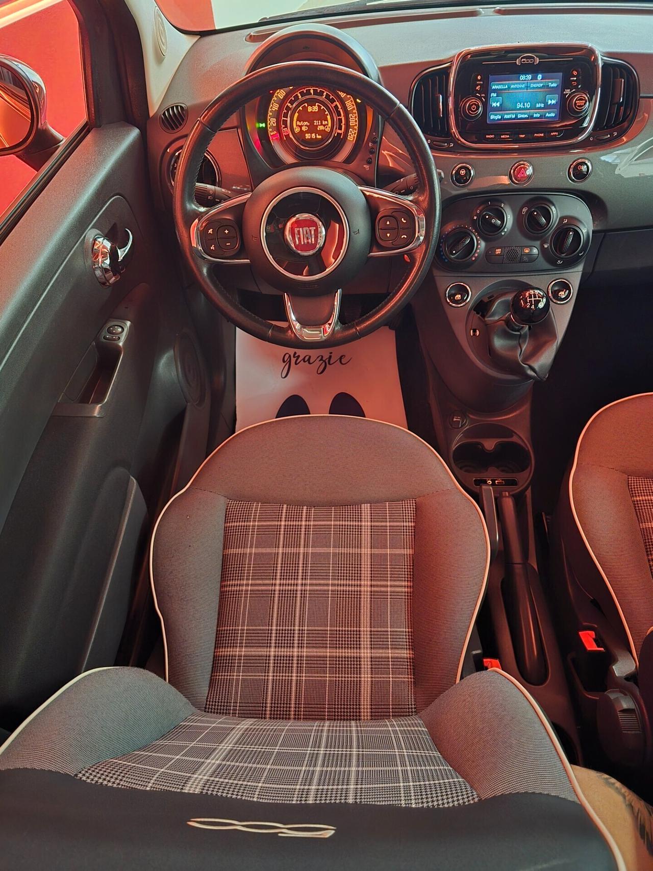 Fiat 500 tetto panoramico