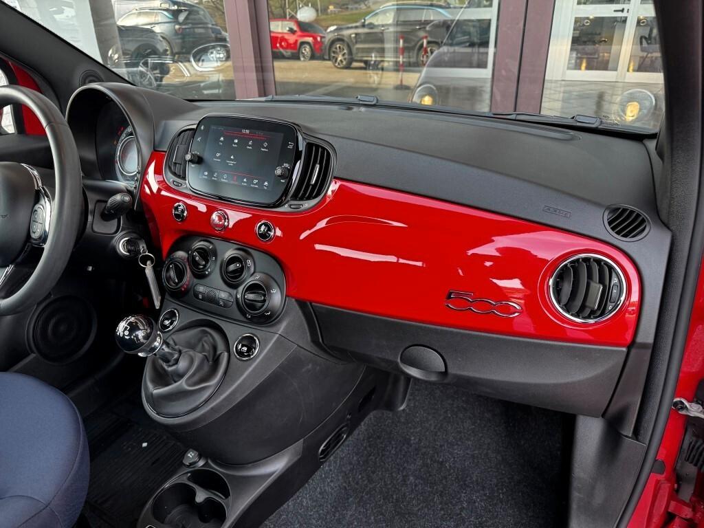 Fiat 500 C 1.0 Hybrid Red