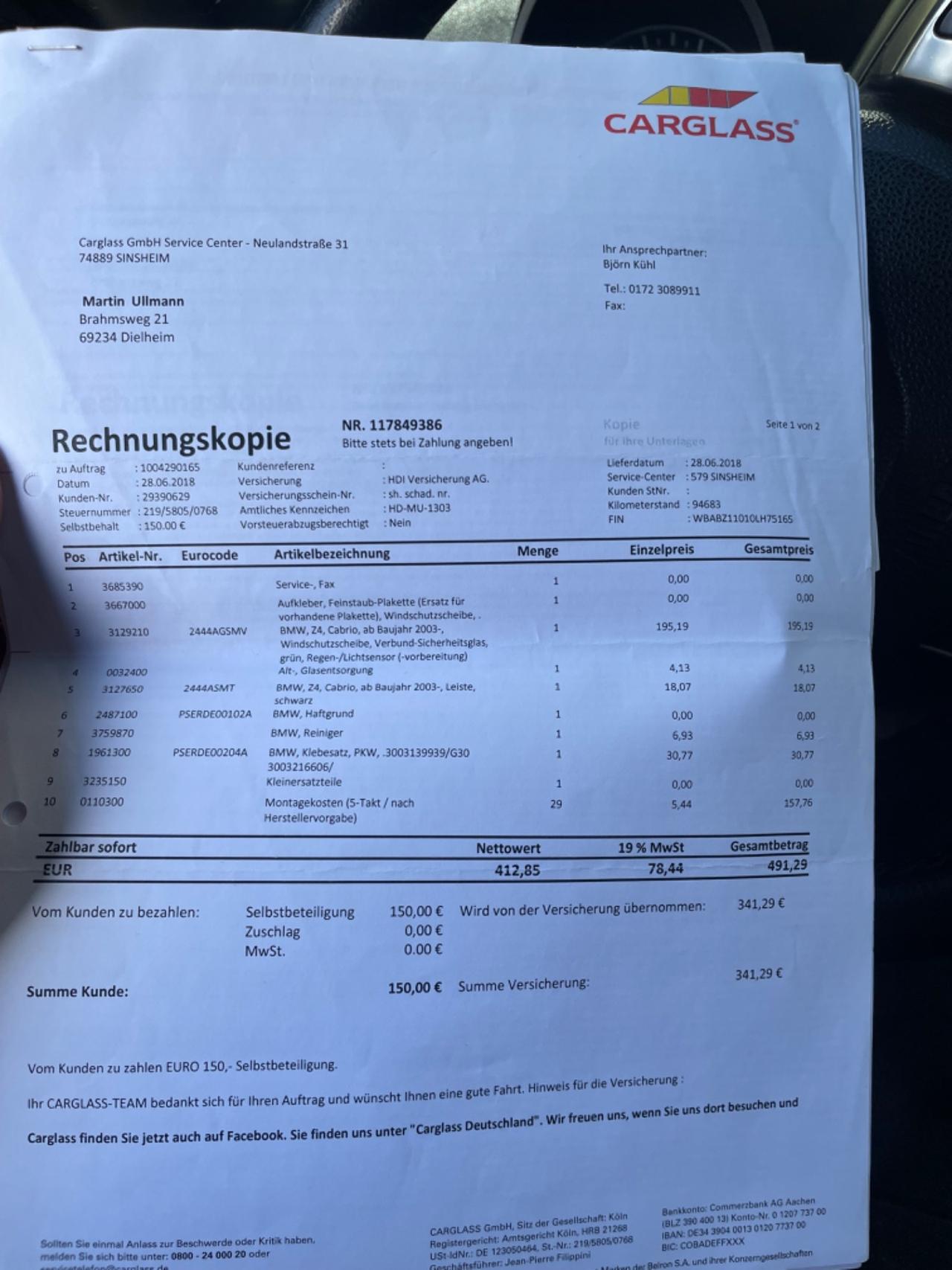 Bmw Z4 2.0i cat Roadster - Tagliandi Certificati