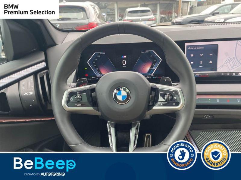 BMW X3 XDRIVE20 MSPORT PRO AUTO