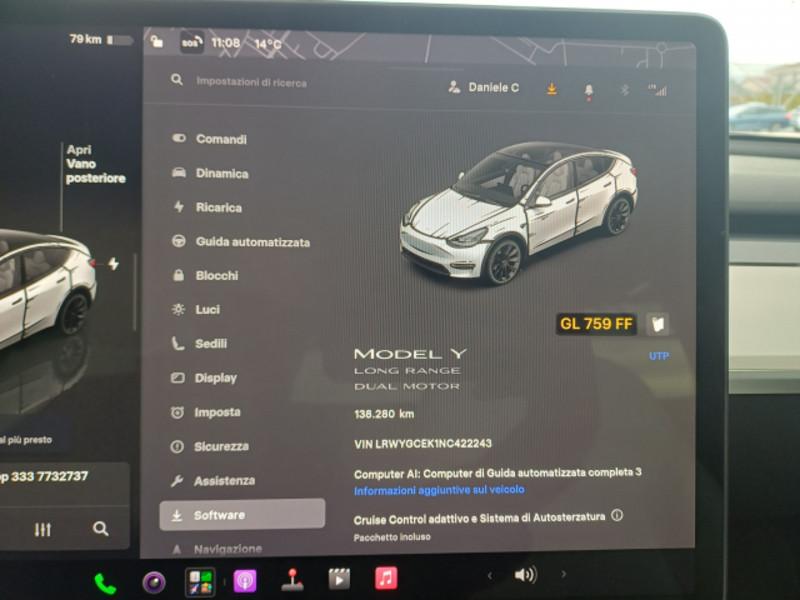 TESLA MODEL Y 75 KWH DUAL MOTOR LONG RANGE 4WD AUTO SUV