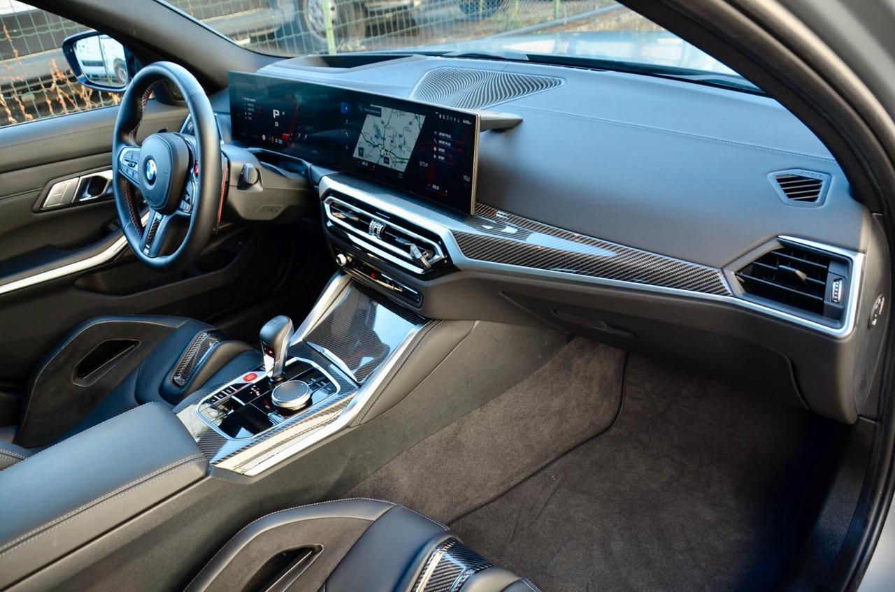 BMW M3 TOURING 3.0 COMPETITION M XDRIVE 510cv AUTO, UNICOPROPRIETARIO, UFF ITALIANA, CARBOCERAMICA, SEDILI A GUSCIO CARBONIO, FARI LASER, HARMAN&KARDON