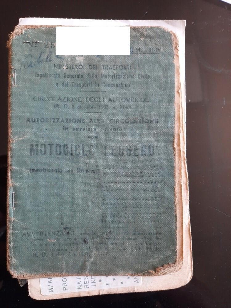 Moto Guzzi Altro Moto Guzzi GUZZINO 65b - 1950
