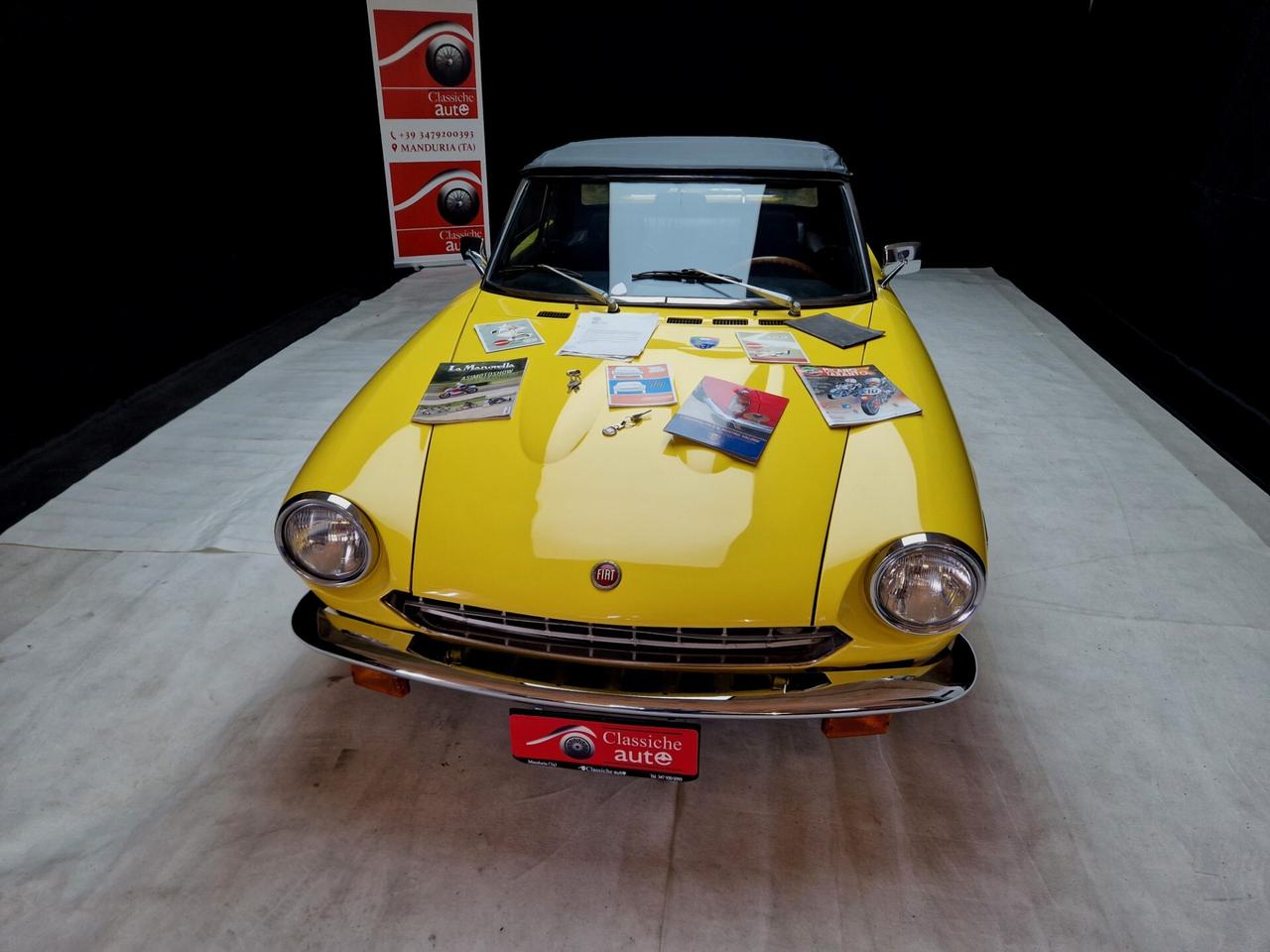 Fiat 124 Spider 1.8cc certif. ASI con C.R.S