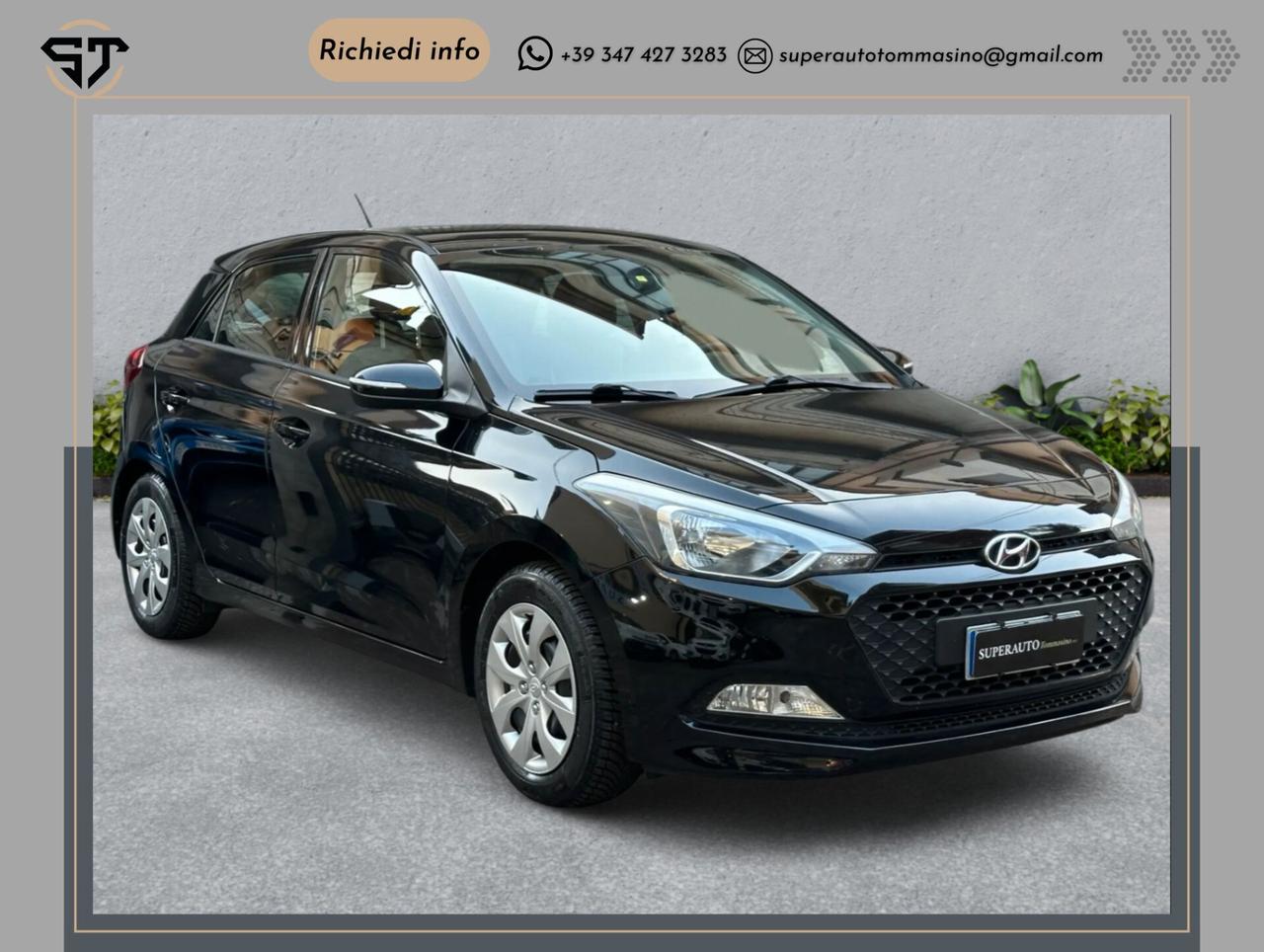 Hyundai i20 1.1 CRDi 75 CV 5 porte KM 84.000 Certificati