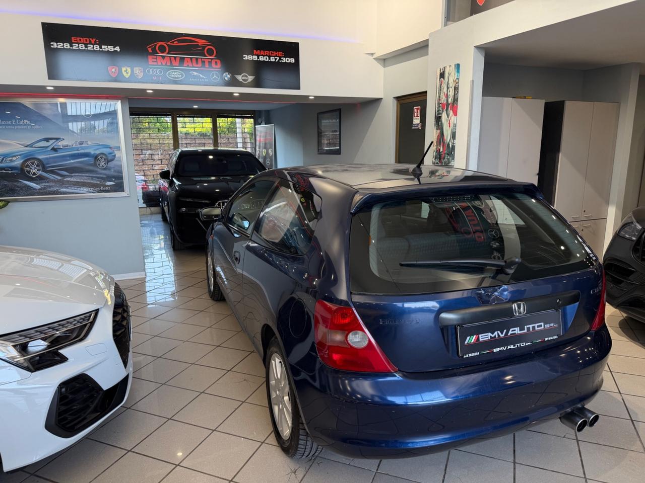 HONDA Civic 7a serie ('01'-'06') Civic 1.6 16V VTEC cat 3P ES (81 kw) Valore di listino: € 17300