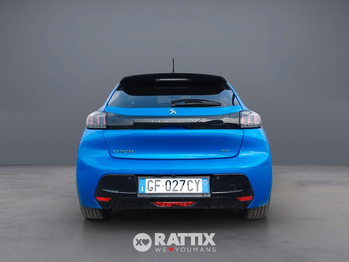 Peugeot e-208 motore elettrico 100kW GT