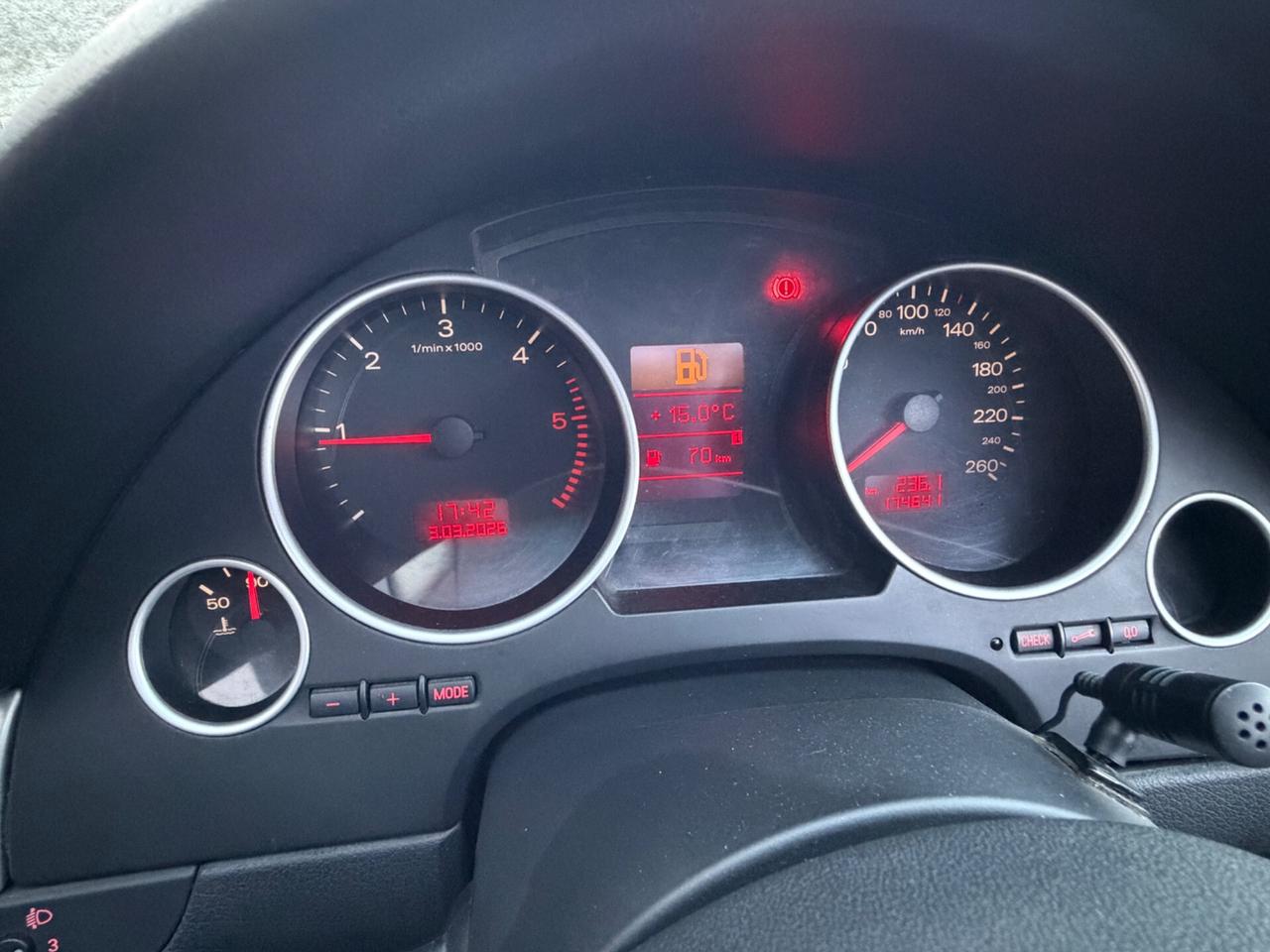 AUDI A4 S-LINE CABRIO 2.0 TDI 6MARCE MANUALE