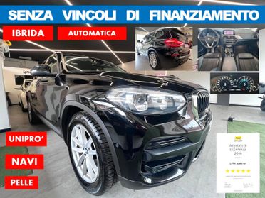 Bmw X3 xDrive30e HYBRID 292CV AUTOMATICA*NO VINCOLI DI FINANZIAMENTO*AZIENDALE UNIPRO FULL!!