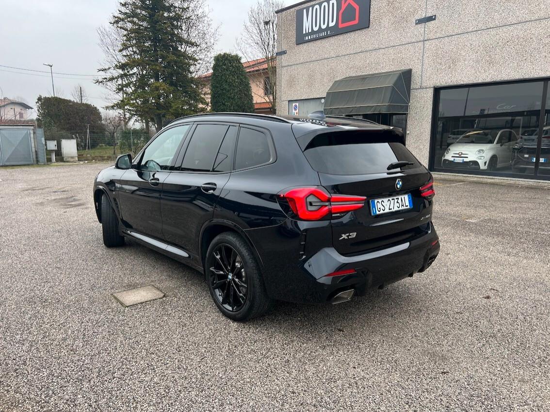 BMW X3 xdrive20d mhev 48V Msport auto UNICO PROPRIETARIO
