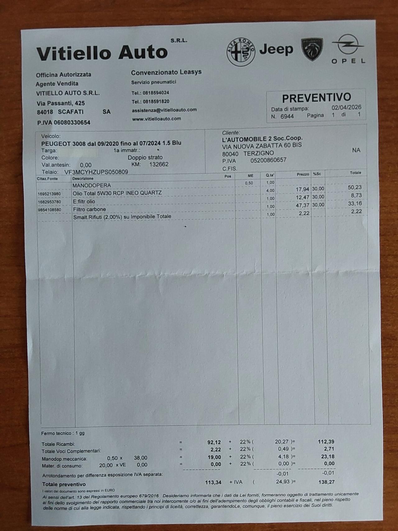 Peugeot 3008 1.5 BlueHDi 130 CV EAT8 Allure Pack