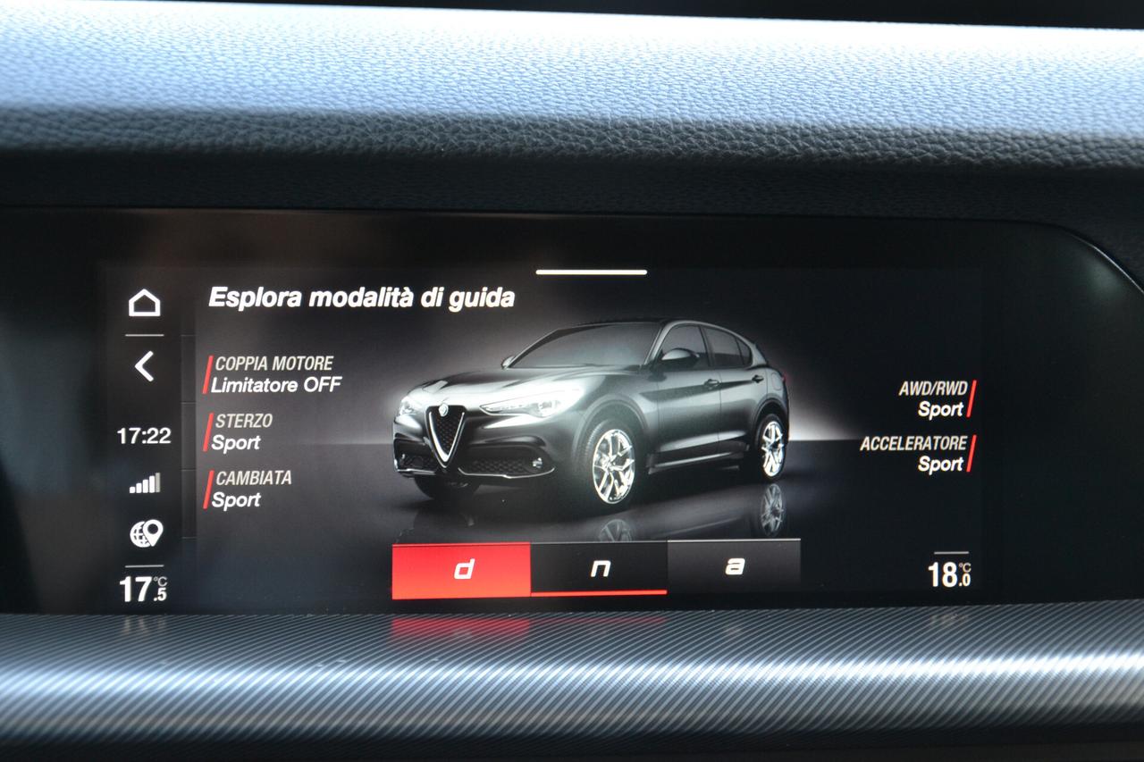 Alfa Romeo Stelvio 2.2 190CV AT8 Q4 SPRINT **PAD.F1-LED-NAV-RETROCAM*