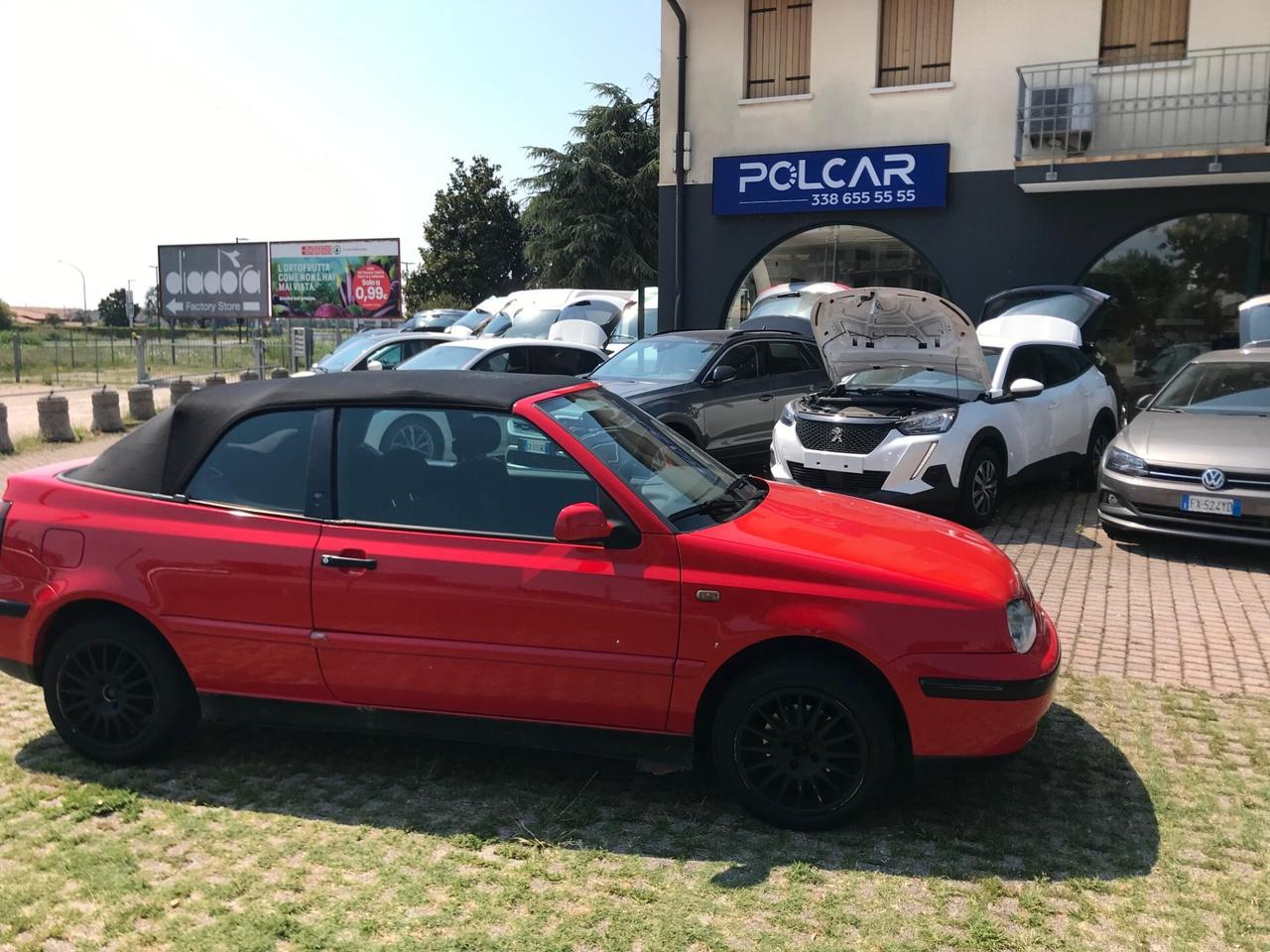 Volkswagen Golf Cabriolet Golf Cabriolet 1.8/75 CV METANO PER NEOPATENTATI DA AMATORE