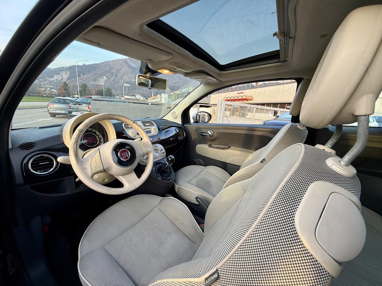 Fiat 500 1.2i Benzina 2010 TETTO APRIBILE