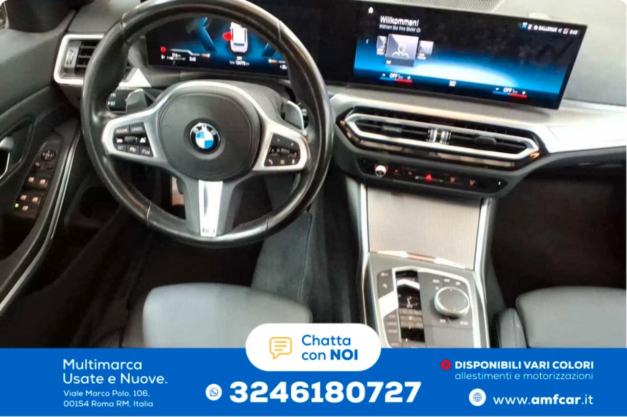 Bmw 318d 48V Msport Sw Cambio automatico Navi