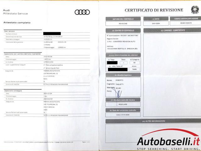 AUDI Q3 SPORTBACK 40 TDI 190CV QUATTRO S TRONIC