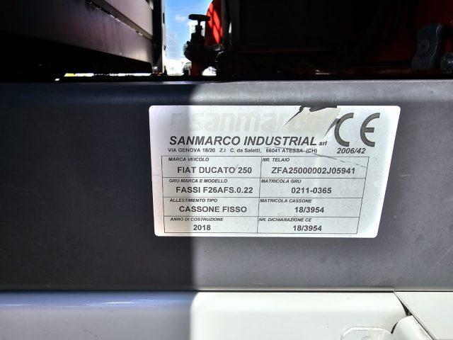 FIAT Ducato 35 2.3 MJT 130CV PM CABINATO MAXI CON GRU