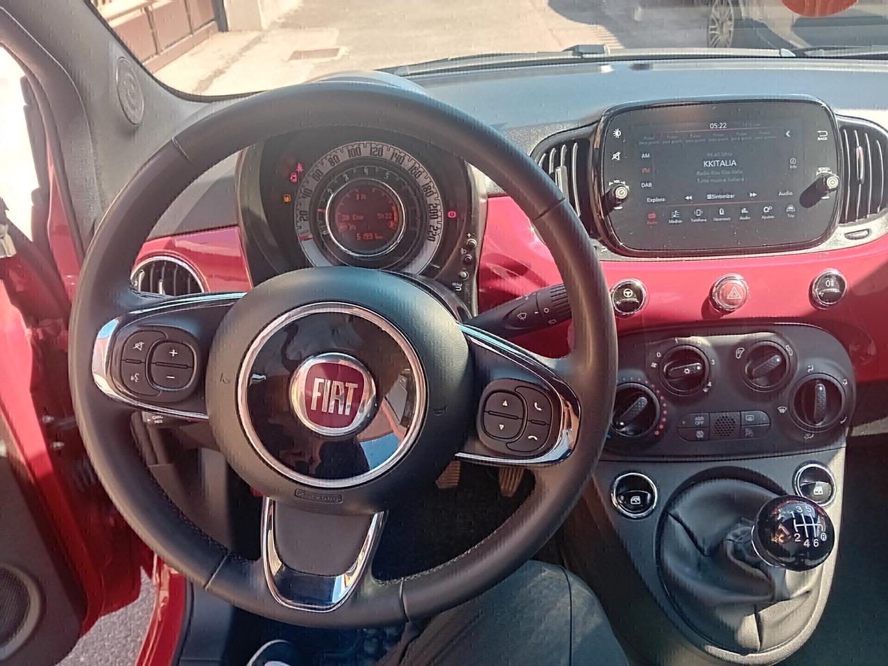 Fiat 500 1.0 Hybrid Red
