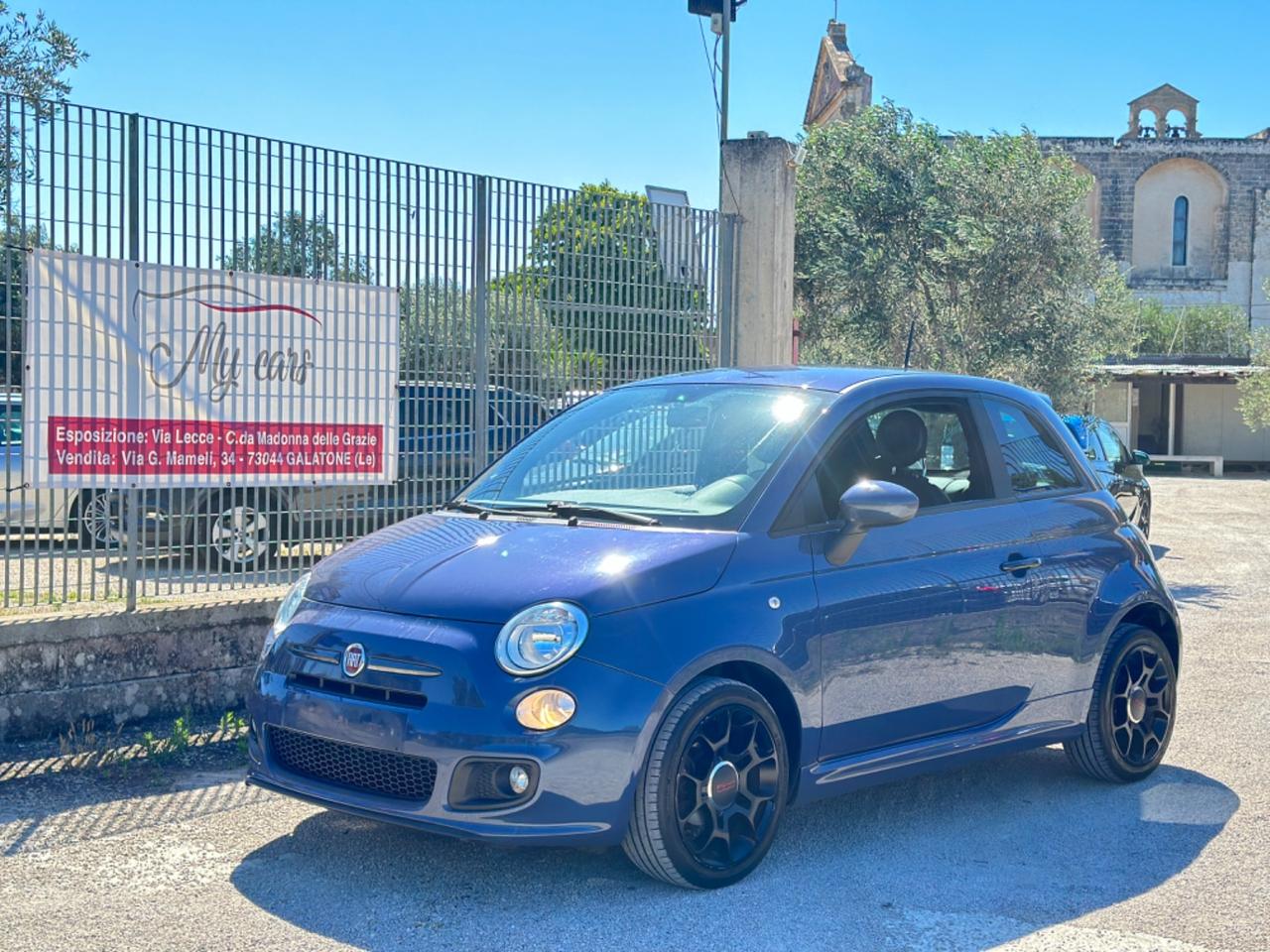 FIAT 500 S 1.2-2013 16”/PELLE/BLUE&me