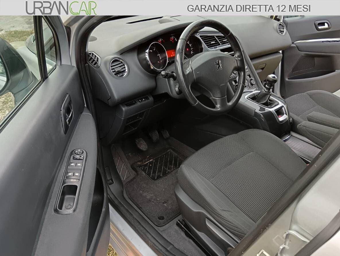 PEUGEOT 5008 1.6 HDI 110 cv 7 posti - GARANZIA