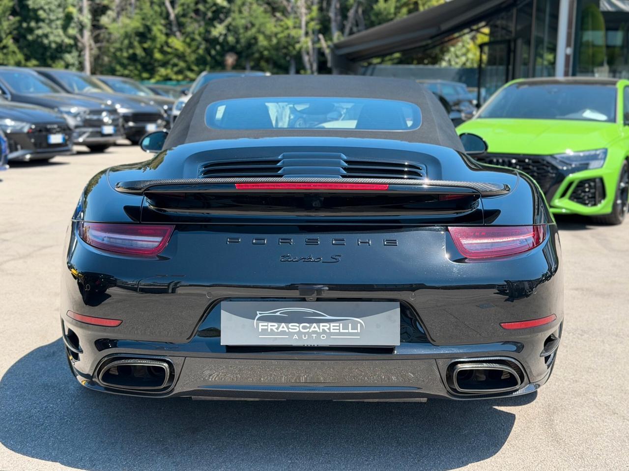 Porsche 911 3.8 Turbo S Cabriolet/fantastica/carbonio/km doc.