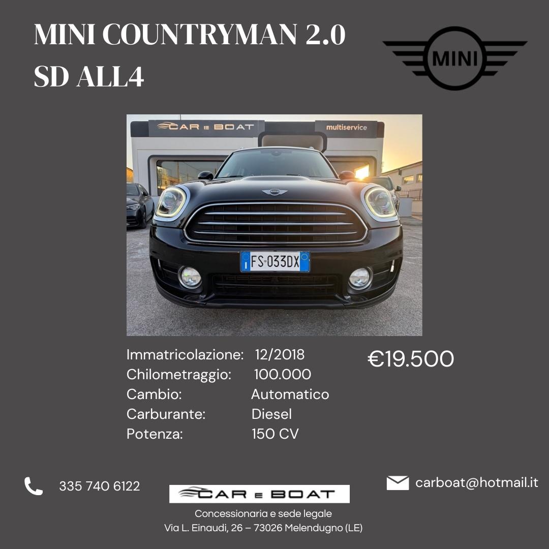 Mini Cooper SD Countryman Mini 2.0 Cooper D Boost Countryman ALL4