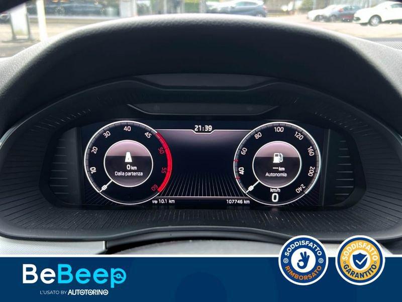 Skoda Scala 1.6 TDI SPORT 115CV