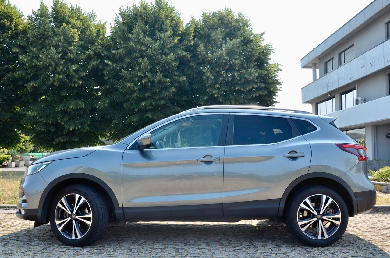 NISSAN QASHQAI 1.5 DCI N-CONNECTA 115cv, UNICOPROPRIETARIO, EURO 6D, SERVICE DIMOSTRABILI, TETTO, RETRO 360°, NAVI, PERMUTE