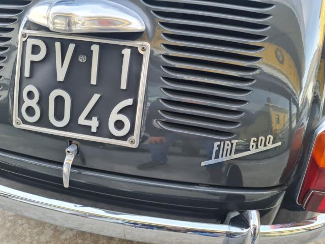 FIAT 600 BENZINA-AUTO D'EPOCA -ANNO 1964