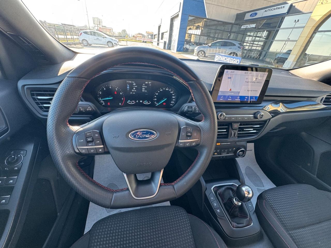 Ford Focus St-Line 1.0 EcoBoost Hybrid 125 CV Manuale