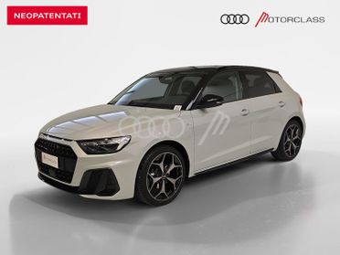 Audi A1 sportback 30 1.0 tfsi 116cv identity black s tronic