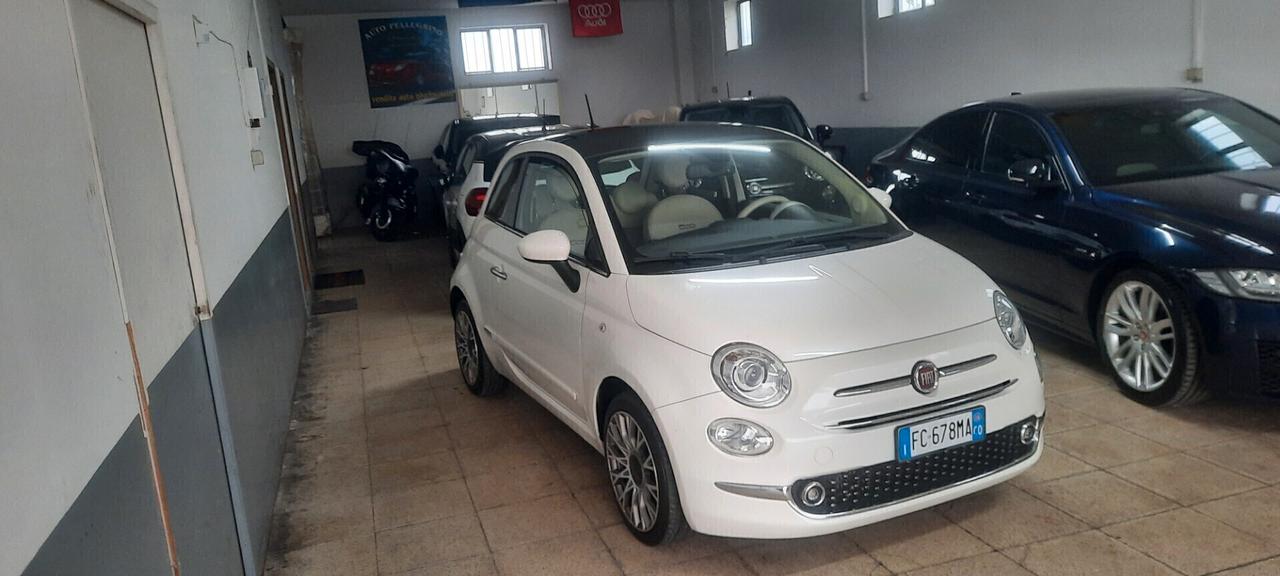 Fiat 500 cc0.9 twinair turbo benzina cambio automatico anno 2016